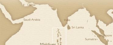 Мальдивы на карте мира: где находятся Мальдивские острова